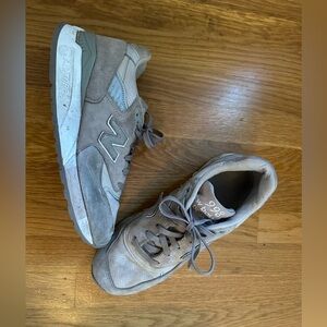 New Balance 998 Made in USA Suede Trainers Women's Tennis Shoe Size 9 Pink Mauve